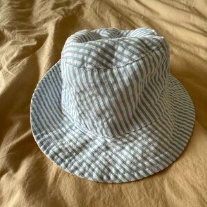 Seersucker Baby Bucket Hat